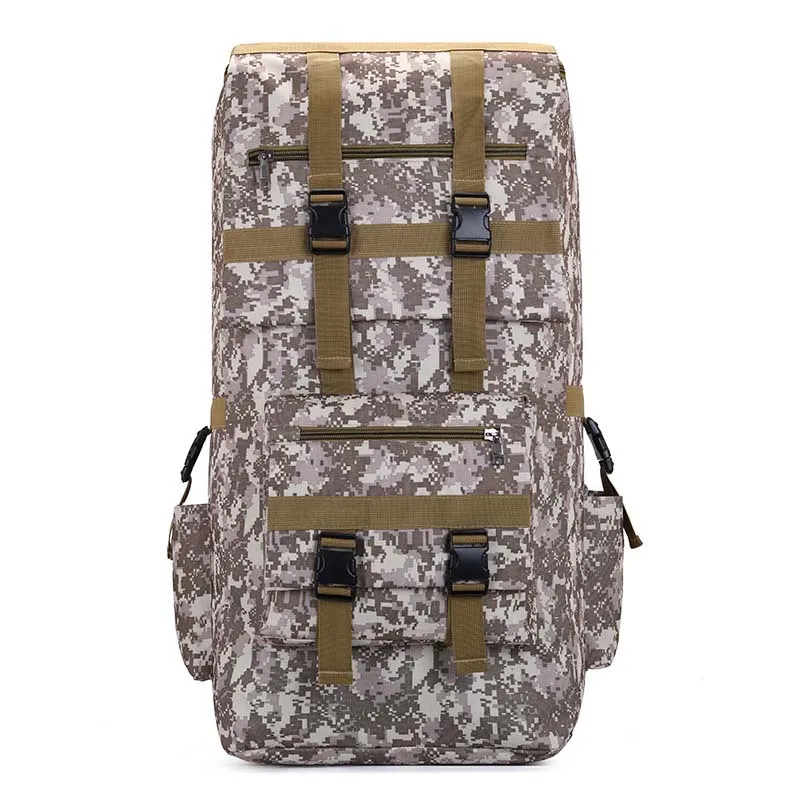 Large Capacity Backpack Survival Camping Day Pack Range Bag Water Resistant Hiking Outdoor Sport Travel Daypack