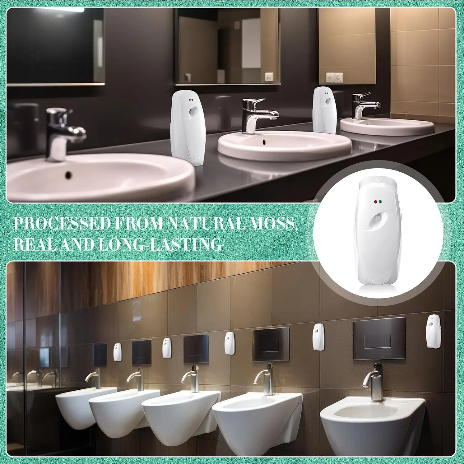 Auto Air Freshener Spray Dispenser Adjustable Aroma Machines are Widely Used in Bathroom Office Airport Hotel Commercial Place