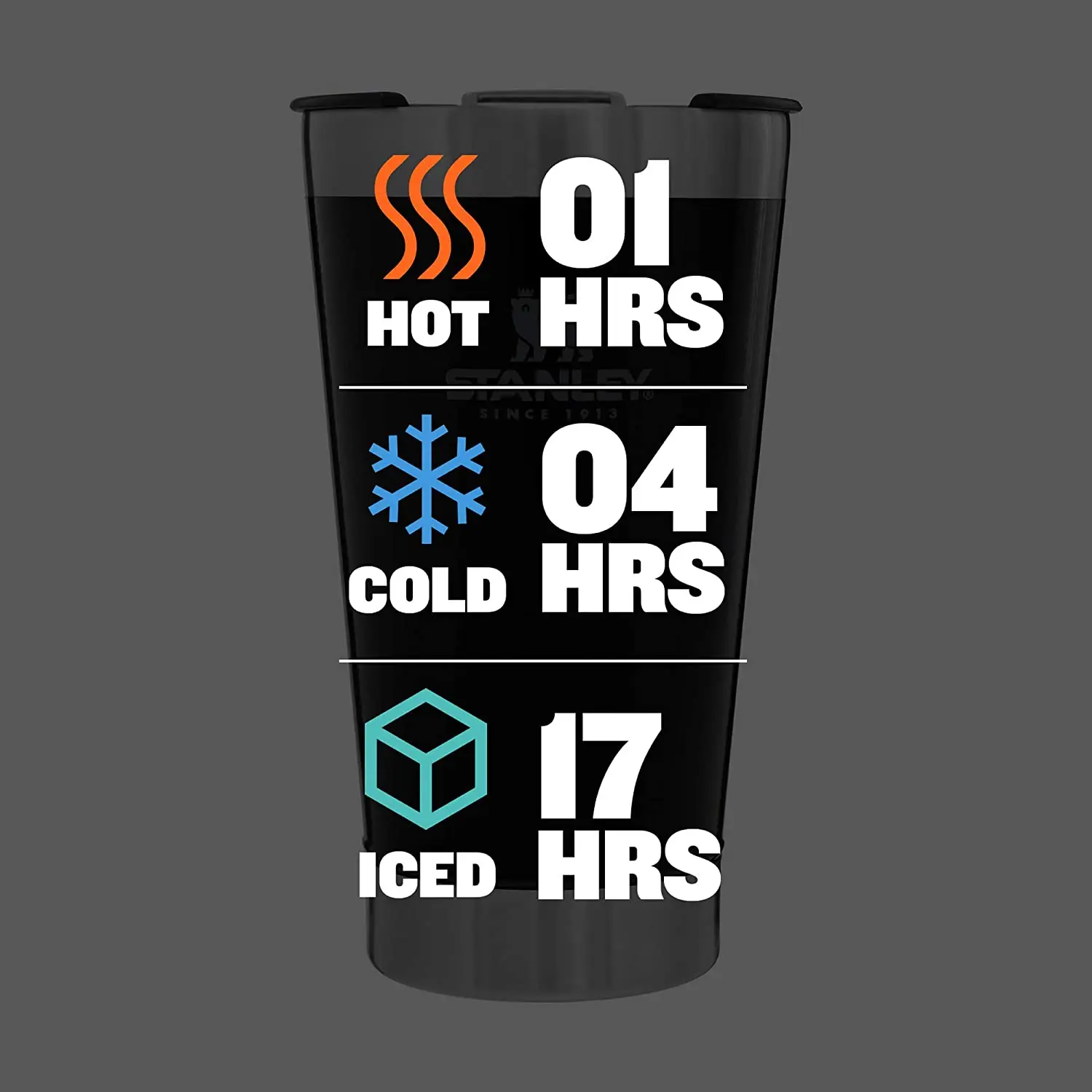 Classic Stay Vacuum Insulated Pint Glass Tumbler 16oz Stainless Steel Beer Mug with Built-in Bottle Opener