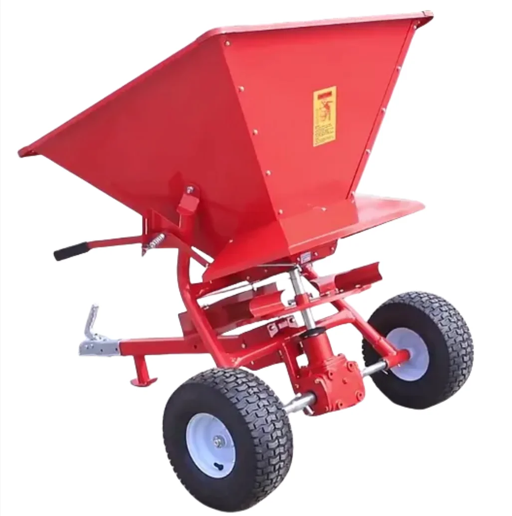 ATV Seeder/Spreader - 350-Lb/160kg. Capacity Square Spreader ATV Tow Behind Spreader