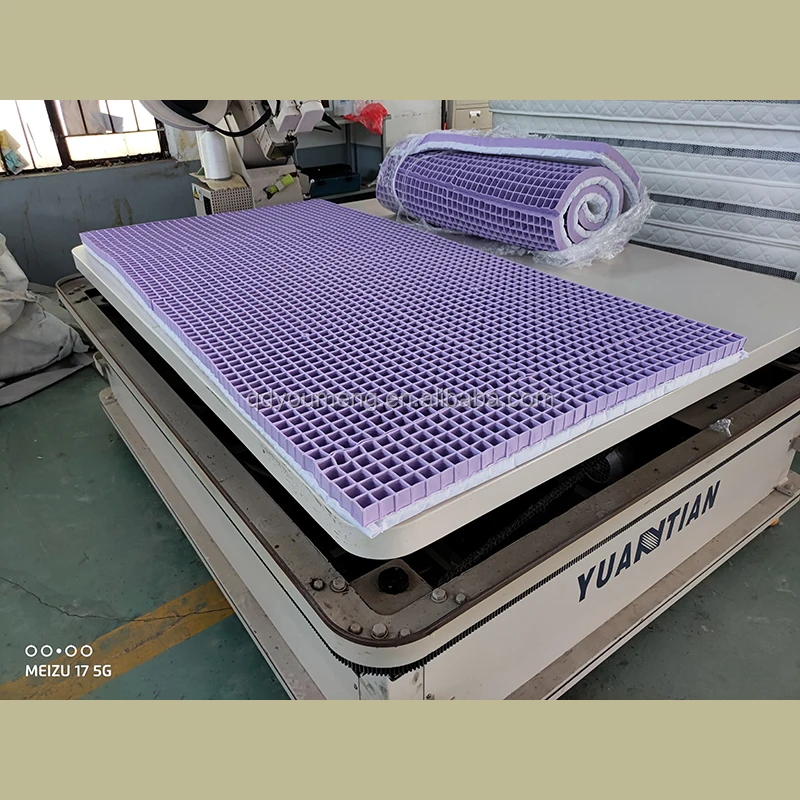 Tpe Silicone Cooling Gel Mattress Topper Raw Material Layer Tpe PURPLE MATTRESS