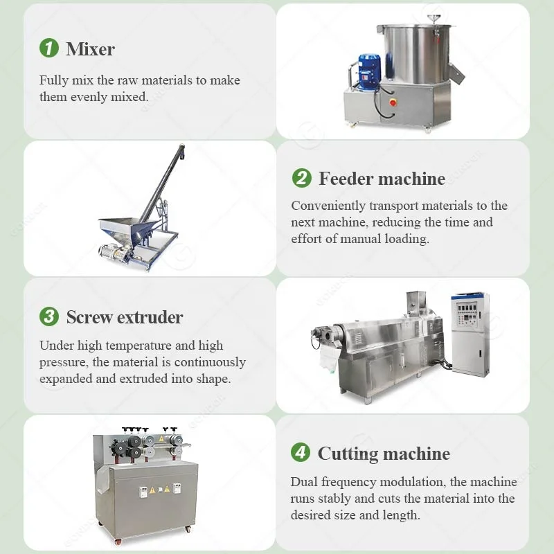 Bread Crumb Breadcrumb Making Panko Granule Food Extruder Grinder Processing Machine Production Line