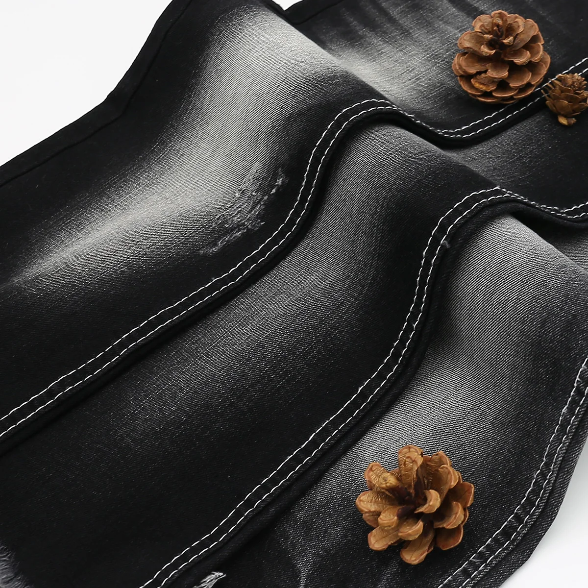 Zhonghui Wholesale interlock leopard print polyester denim fabric