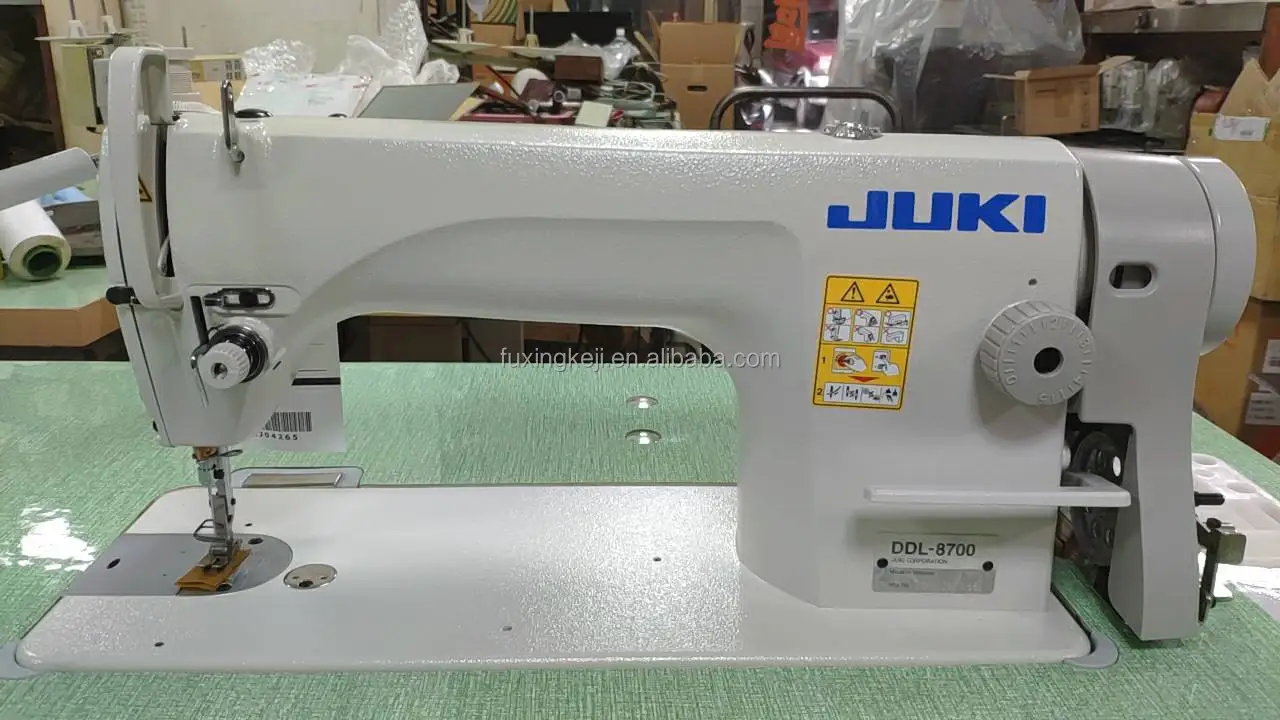 Brand new Single Needle lockstitch machine JUKIS DDL-8700 industrial sewing machine with table