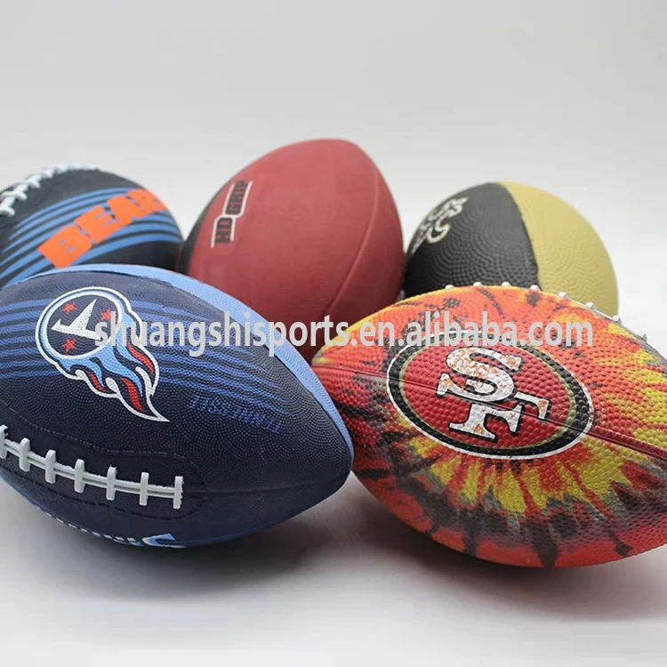 Резиновый материал мини размер футбол Американский Регби тренировочное оборудование Размер 9 7 6 3 1