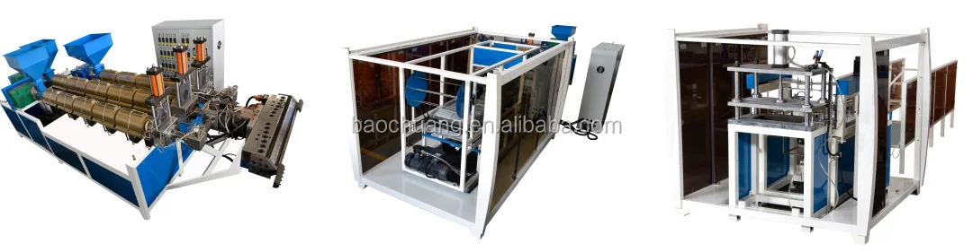 Экологически чистый пищевой контейнер из кукурузного крахмала и линия по производству коробок