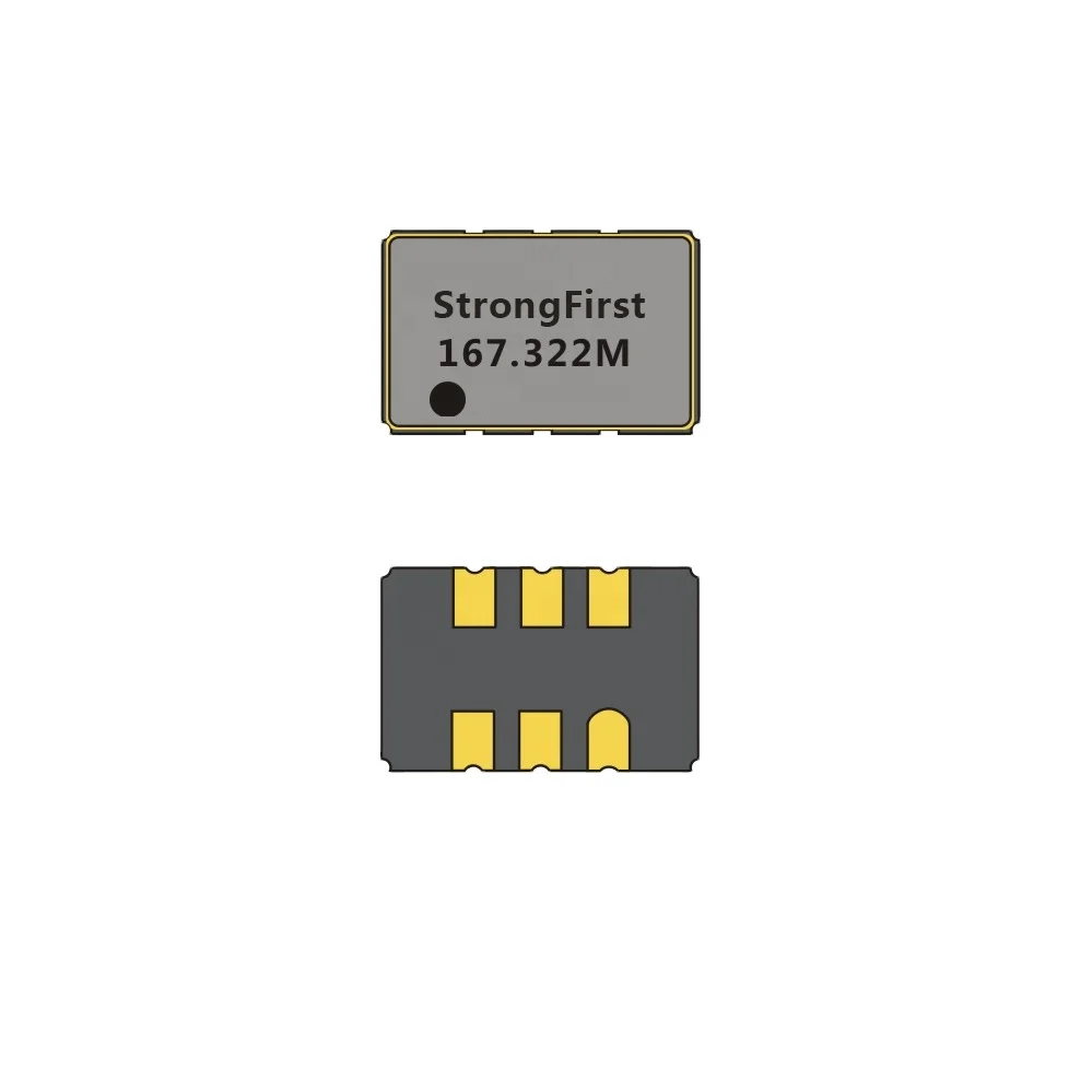 StrongFirst Crystal Oscillator LVPECL Output, 25MHz, SMD3.2*2.5,+/-25PPM,2.5V for LTE,5G,Reapter.