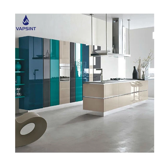 Foshan factory made modern style luxury italian kitchen design luxury