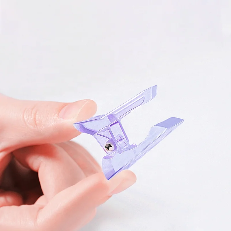 Lidan Gel Quick Building Nail Tips Builder Clamps Manicure Nail Art Tool Transparent Finger Nail Extension UV LED Plastic 4g