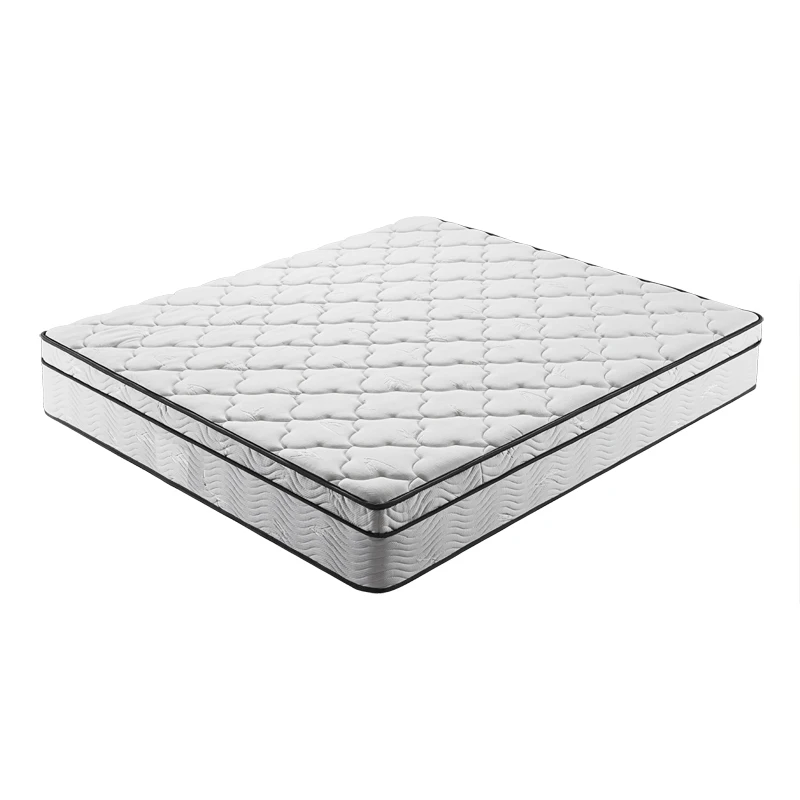 Euro Queen King Size Compress Pocket Spring Memory Foam Bed Mattress Cotton OEM Knit Plush Wool Fabric Packing Furniture Organic