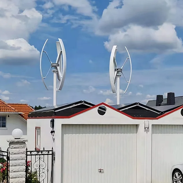Wind Turbine Generator 5KW 8KW 10KW Vertical Axis Complete Wind Turbine System