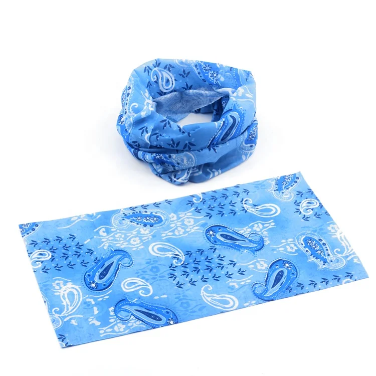 Free design custom your Own Logo Bandana Head Scarves seamless tubular Bandana