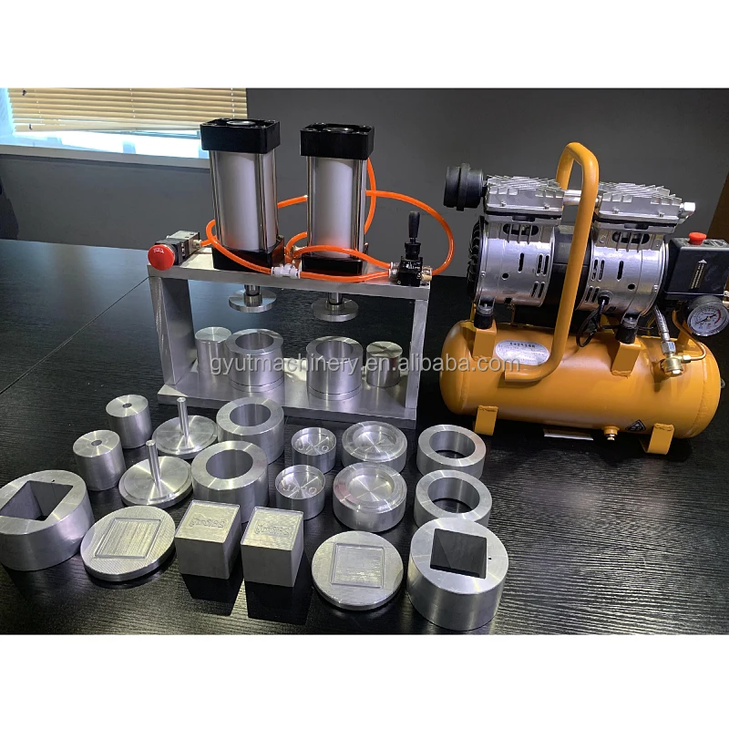 Handmade Good Price Bath Bomb Press Machine Manual Shampoo Bar Soap Press with Mold Pneumatic Bath Fizzer Bomb Press Small Home