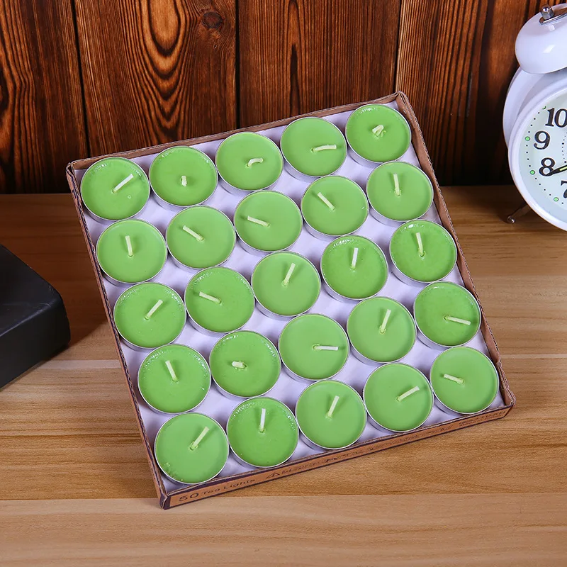Custom Private Label Mini 3 Hour Organic Sublimation Paraffin Tealight Candles