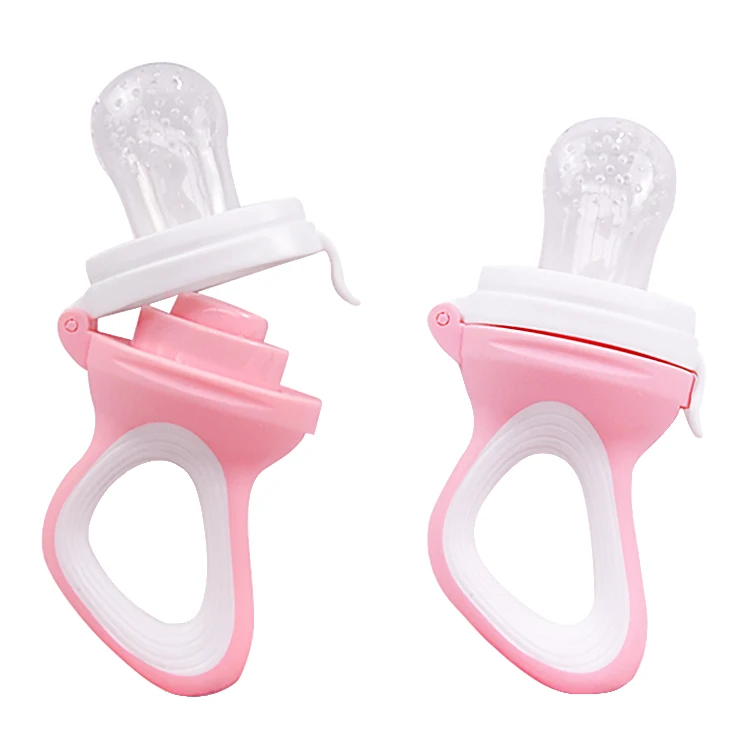 Safe Baby Spoon Feeder Feeding Silicone Nipple Pacifier Baby Fruit Feeder Pacifier Baby Fruit Feeder