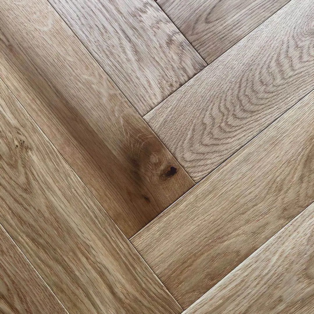 Jesonwood Engineered Oak Herringbone Flooring Multilayer Wooden Parquet Oak Flooring