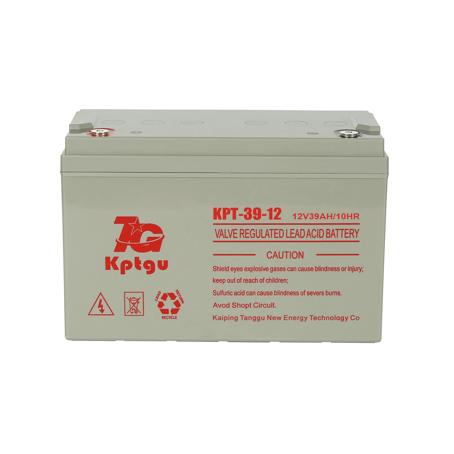 Low-self discharge 12V 39Ah Lead acid batteries AGM Accumulator