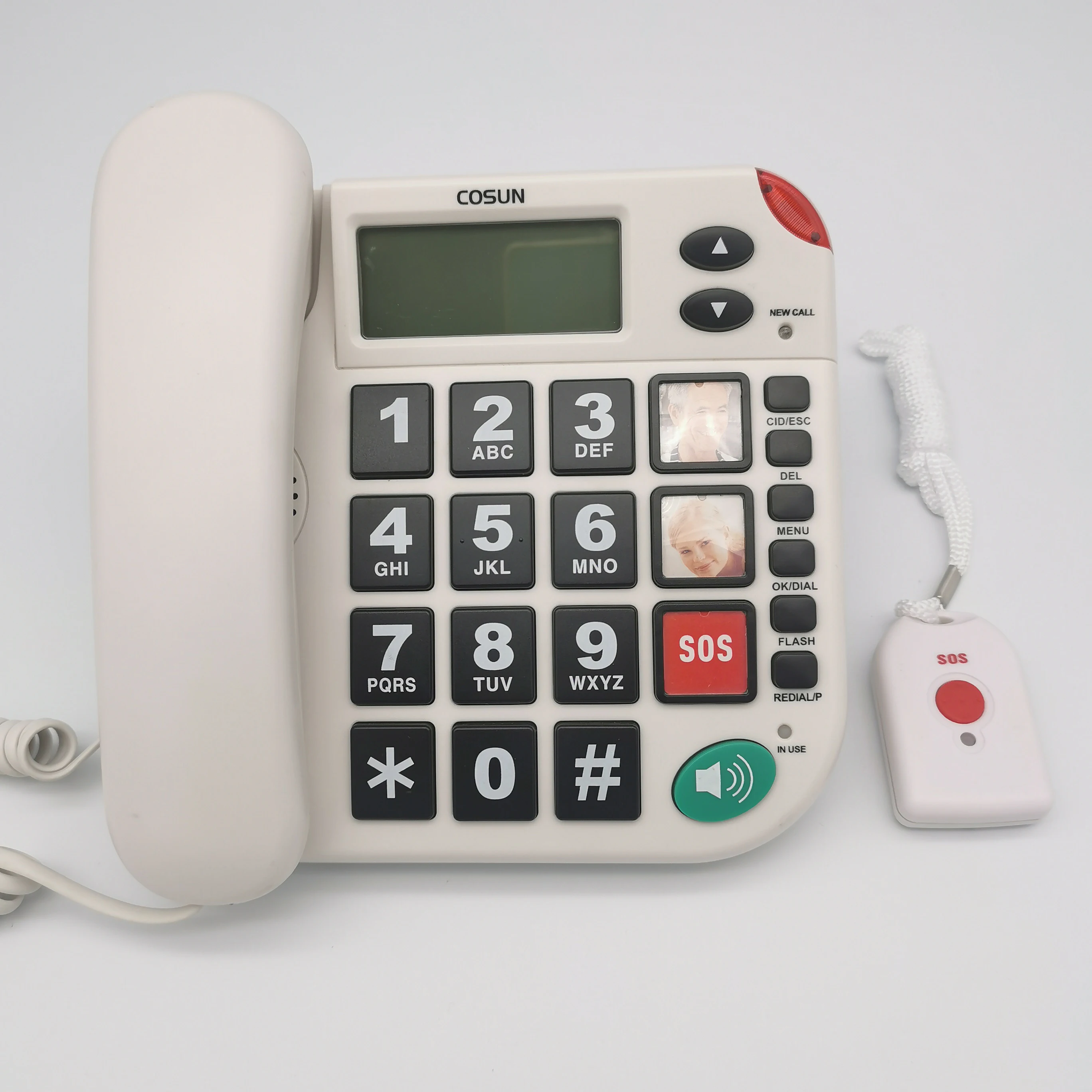 
CR600-Factory sale senior telephone big button SOS phone with pendant 