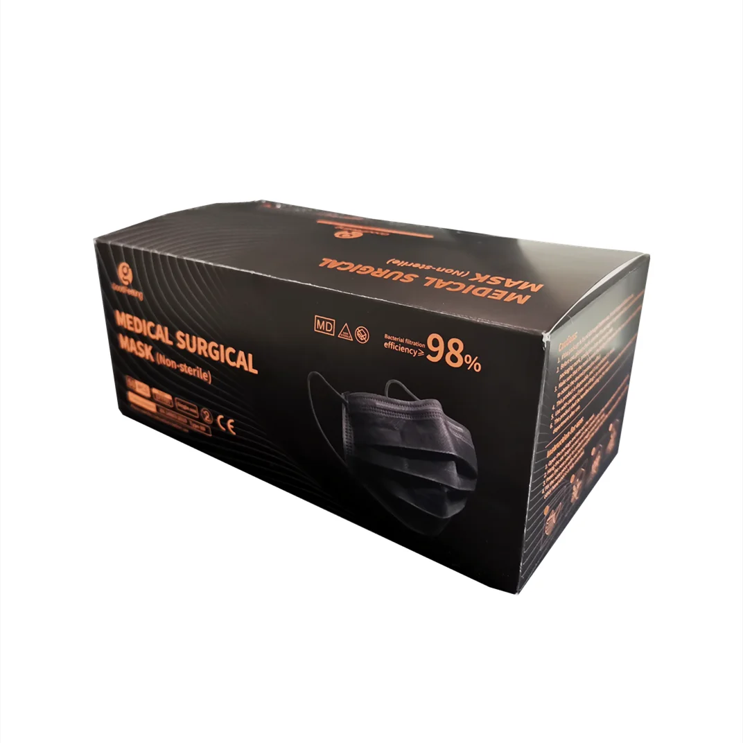 CE медицинская маска завод петли уха, 50 шт в наборе, 3 слоя maskss EN14683 одноразовые Masker