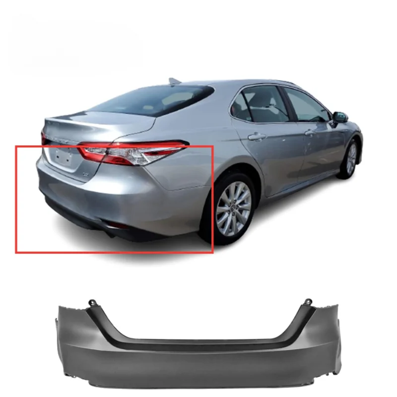 52171-06170 Camry 2018 US LE Back Rear Bumper Cover Car Bumpers Body Parts Kit Car Accessories for Toyota