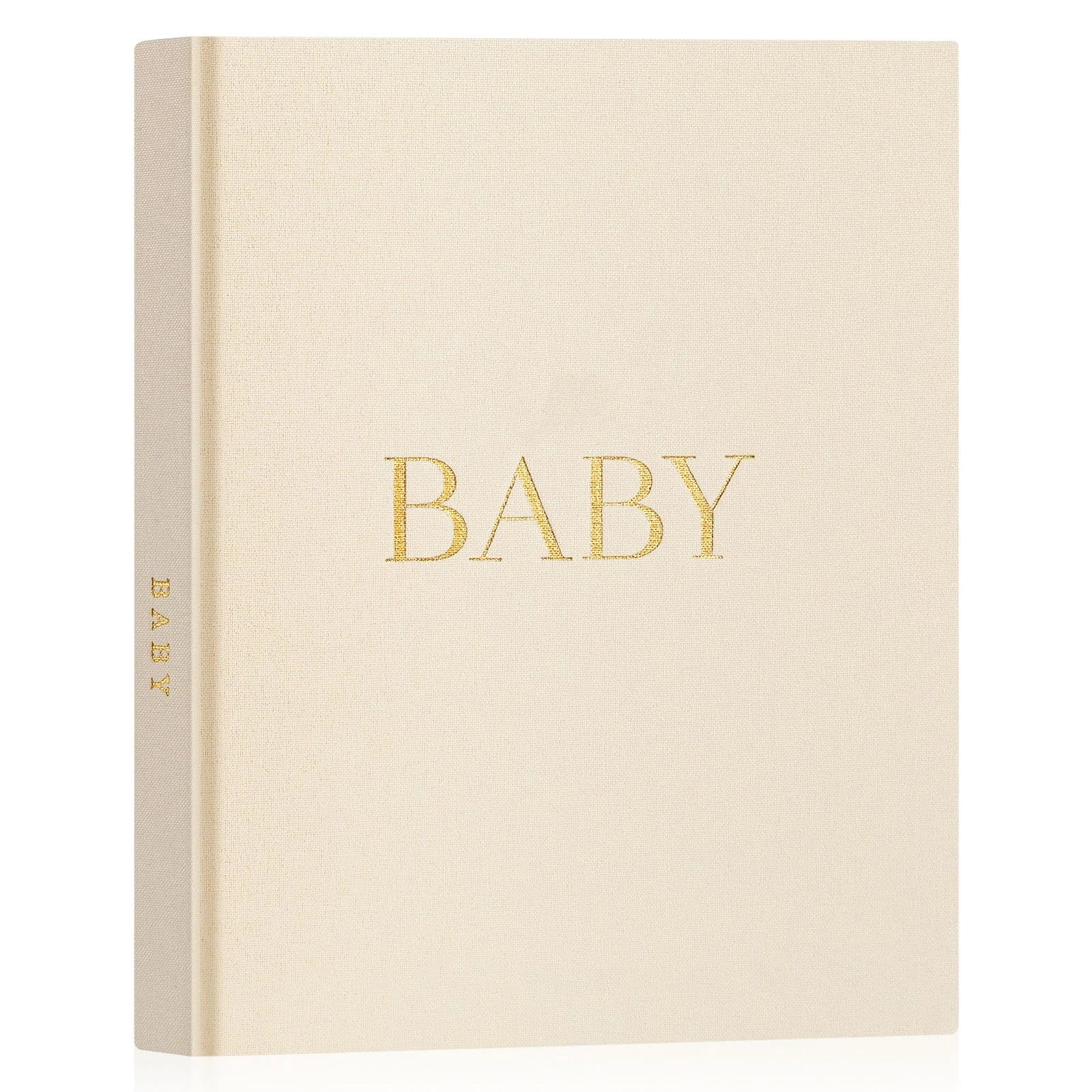 Hot Selling Hardcover Customized Linen Baby Pregnancy Book First Year Photo Album Baby Memory Book