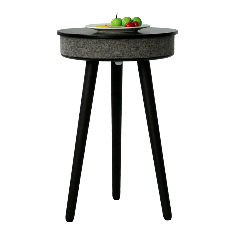 Multifunctional Coffee Table Sets Loudspeaker Smart Bedside Tables With Night Light And Wireless Charge