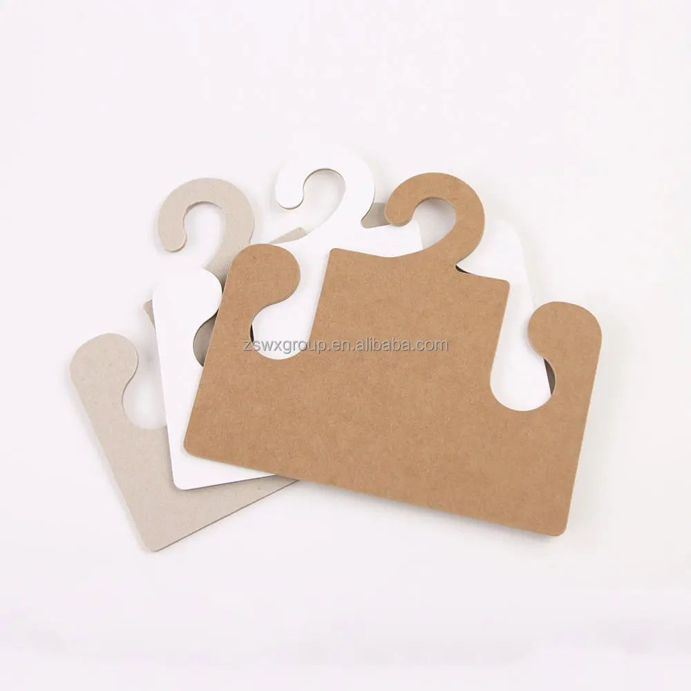 Recycled Custom Size Logo Shape Shoes Paper Cardboard Hanger Hook