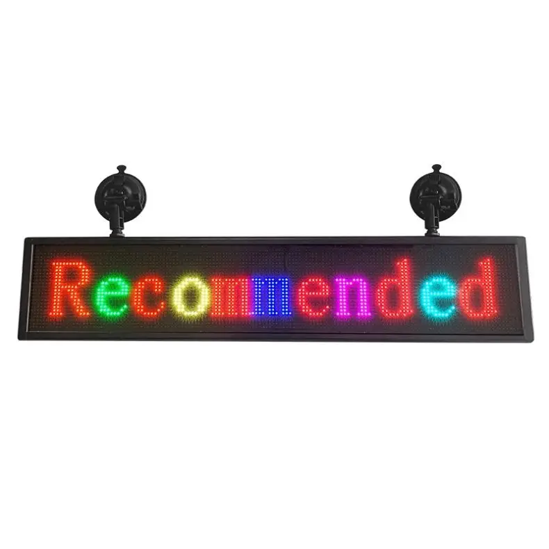 24*192 Pixs 99cm 5V Car LED Sign Board Messages Scrolling Display Panel WIFI Programmable Screen For Windows, Shop, Store, Bus