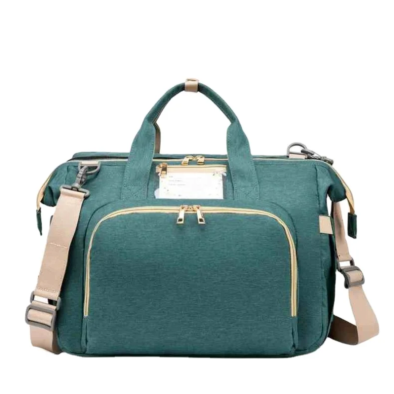 Factory outlet baby diapers waterproof breathable wear resistant multi function mommy diaper bag with change diaper station