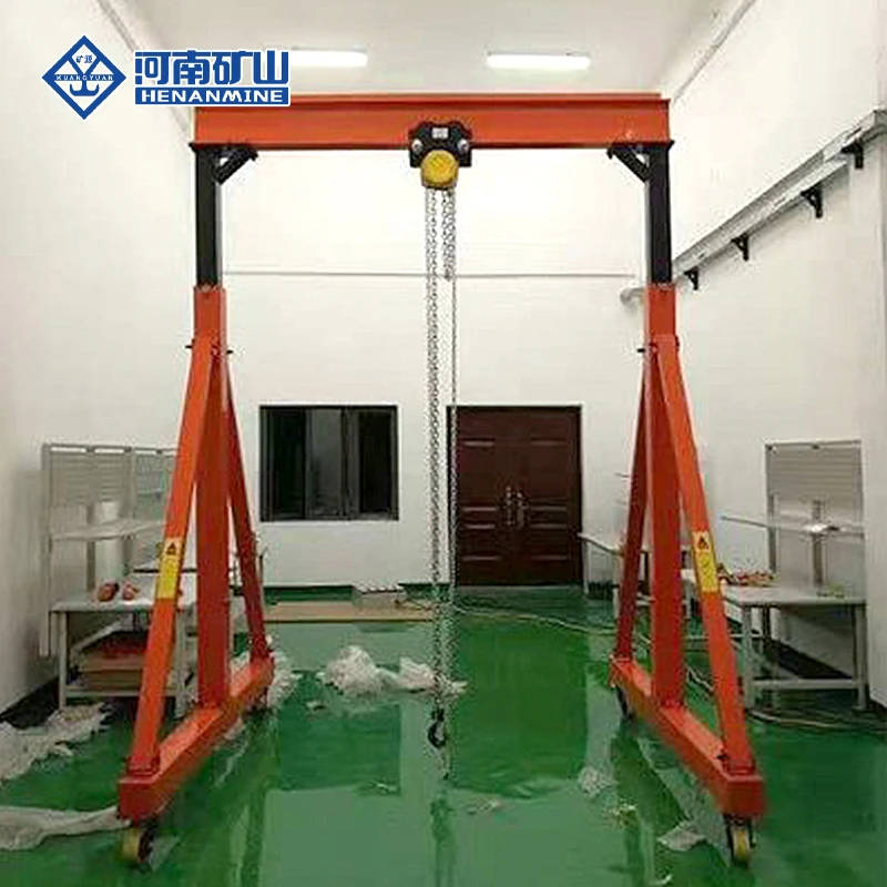 Height Adjustable Portable Mobile Gantry Cranes