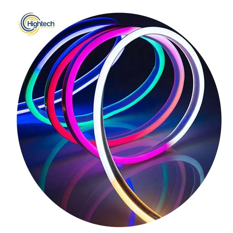 Custom Ip65 Waterproof Pvc Silicone Flex Neon Led Rope Lights Color Changing Rgb Led Neon Light