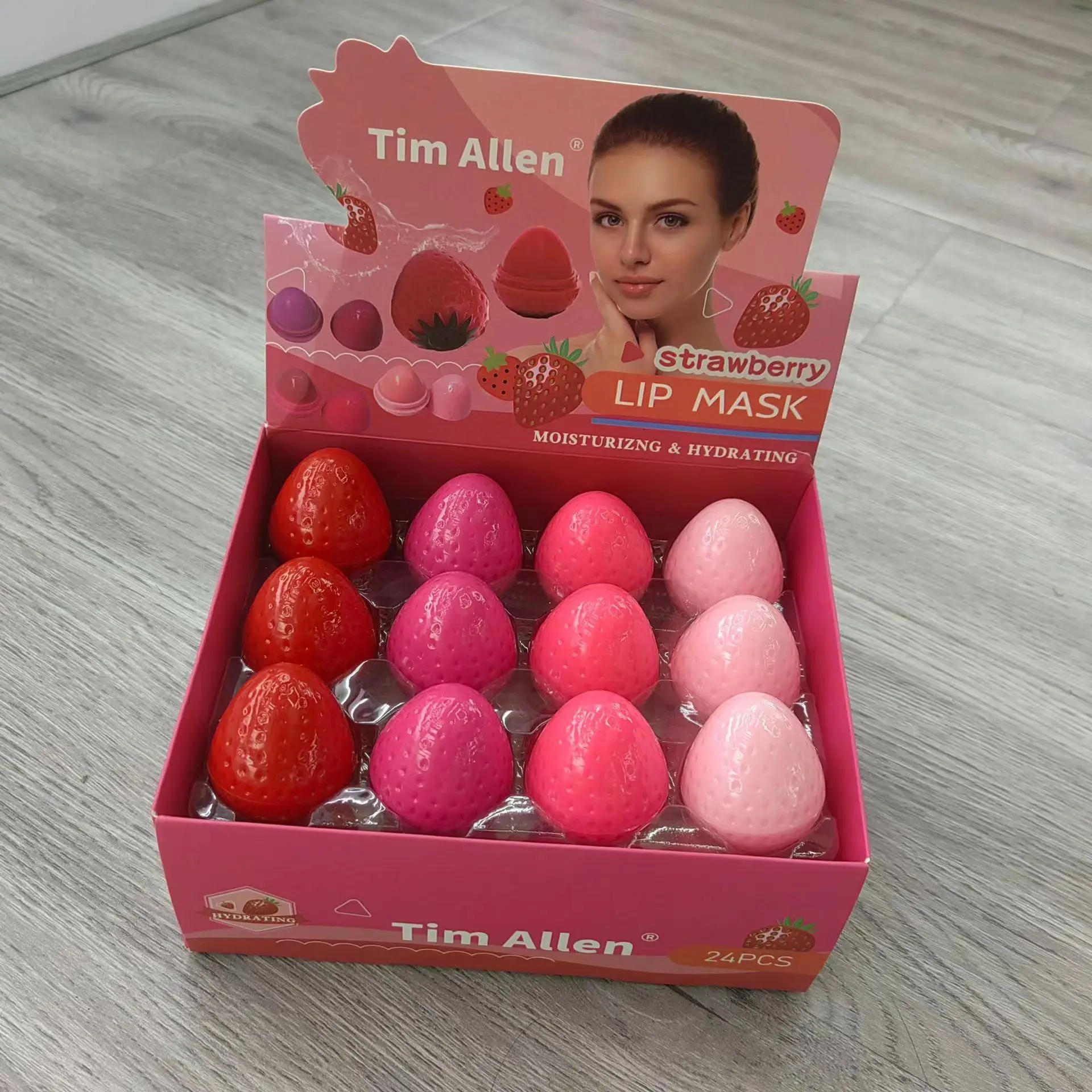 New Strawberry Moisturizing Anti cracking Moisturizing Soothing Lipstick Non fading and Priming lipstick