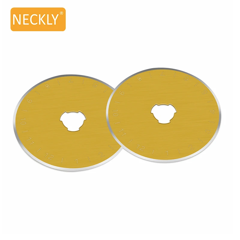 Stainless Steel Japanese Steel Gold 45mm Rotary Cutter Blade