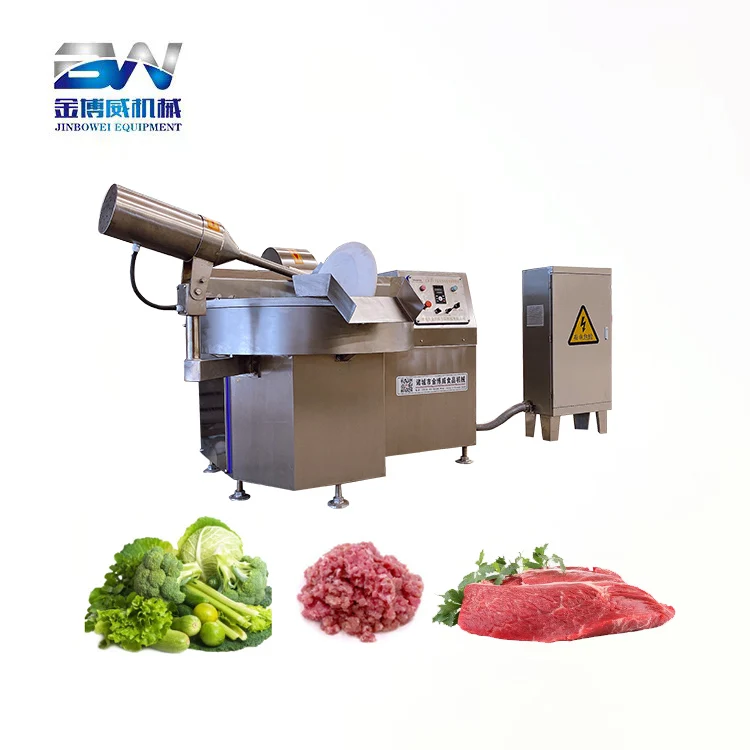 High Quality Meat Processing Machinery Meat Cutter Bowl Chopper Mixer for Farm Industries