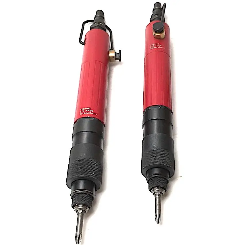 Pneumatic Shut off Clutch screwdriver automatically stops when preset torque is reached. Ideal for highly demanding fastening