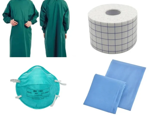Hygiene Disposable Nonwoven Fabric Anti-Static Medical Pp Raw Materials For Medical Disposable Non-Woven