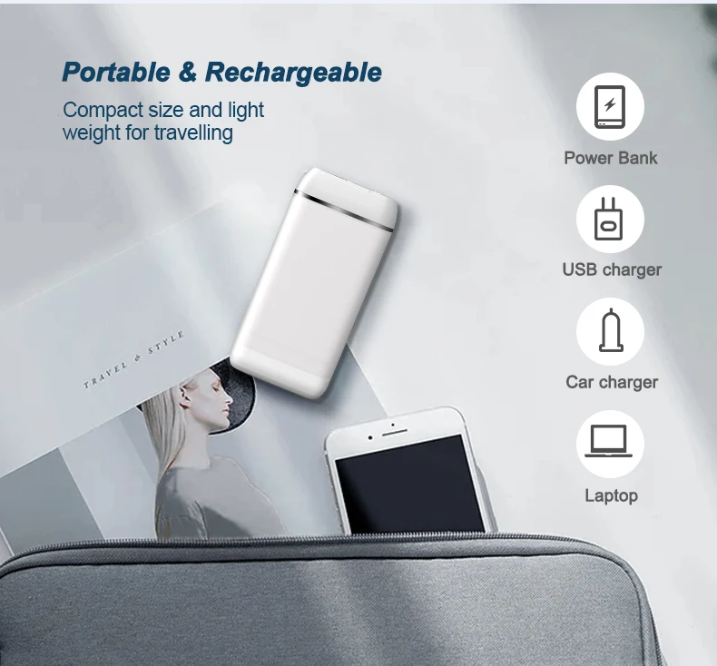 
Portable Powerful Floss Teeth Cleaning Irrigator Oral Travel Bag Professional Cordless Water Flosser Electric Dental 