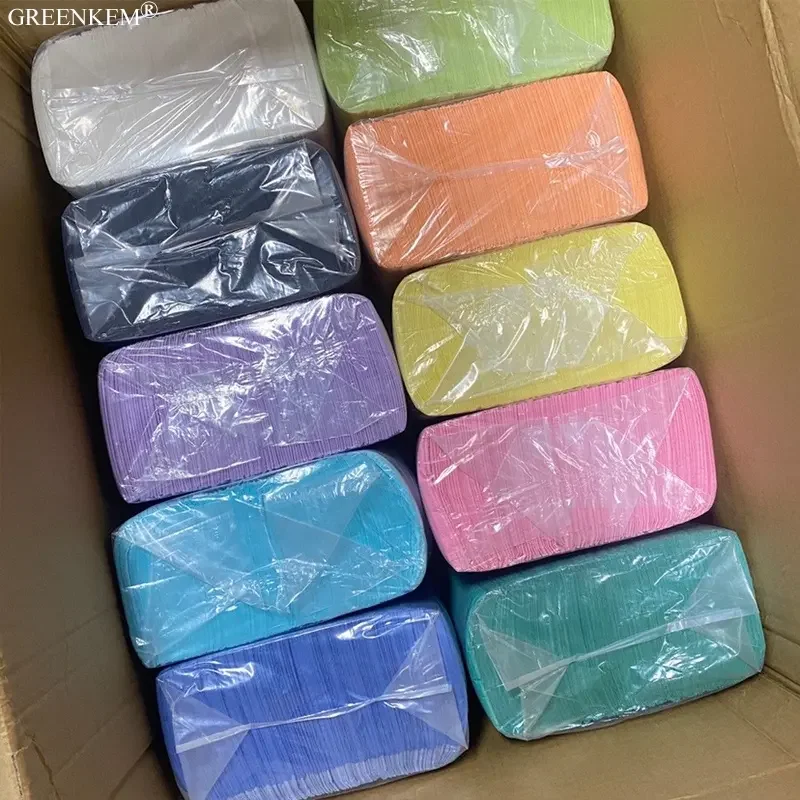 25Pcs/50Pcs/125Pcs Disposable Foldable Nail Clean Pad Waterproof Tablecloth Lint Paper Practice Nail Art Table Mat