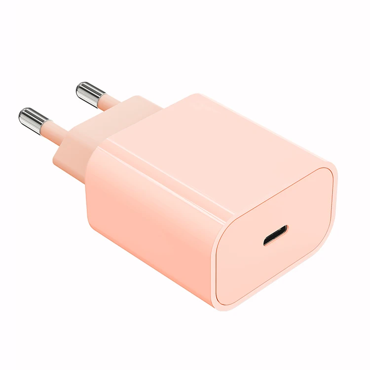 EU UK Plug Type C Fast Charger Wholesale PD 20W Charger for iPhone 15 For Samsung USB-C 20W Power Adapter Charger