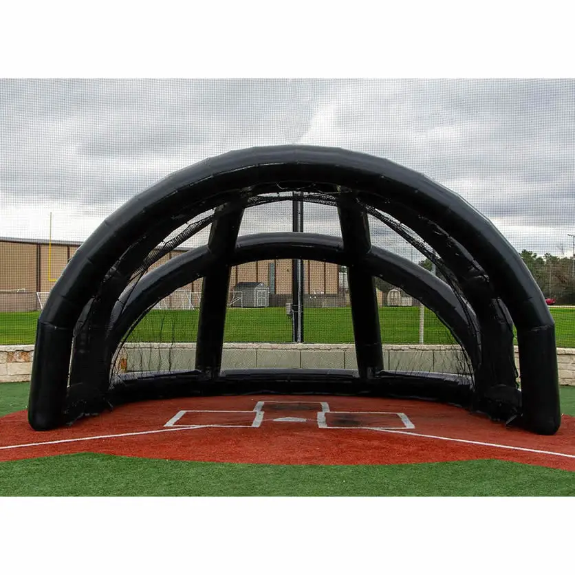 Black AIR Tight Inflatable Turtle Backstop rude american Inflatable Baseball and Softball Batting Cages price