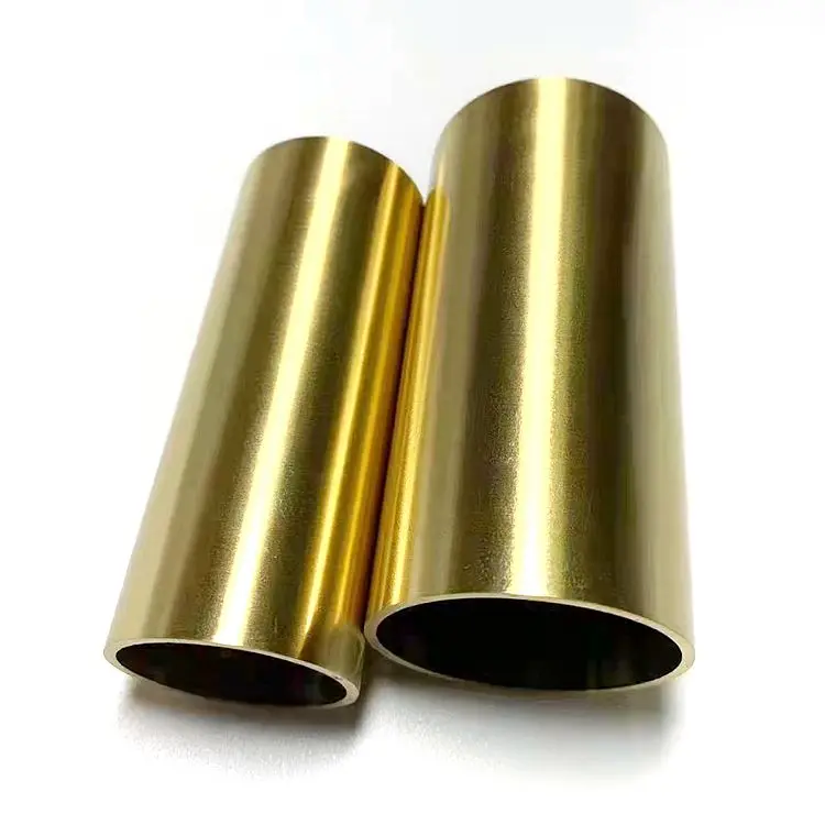 Customized Large Diameter 50mm 100mm 150mm Hollow Brass Tube Square Pipe for Heat Meter