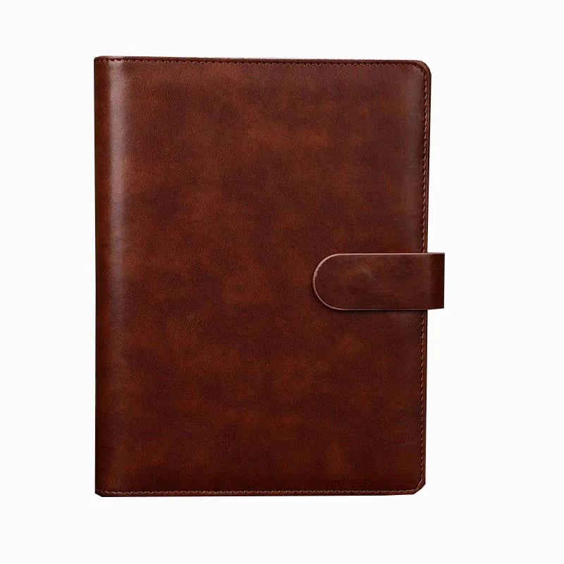 Personalize Custom A5 Journals Note Books Custom Logo Business Planner Customizable Pu Leather Notebook with Brand Logo
