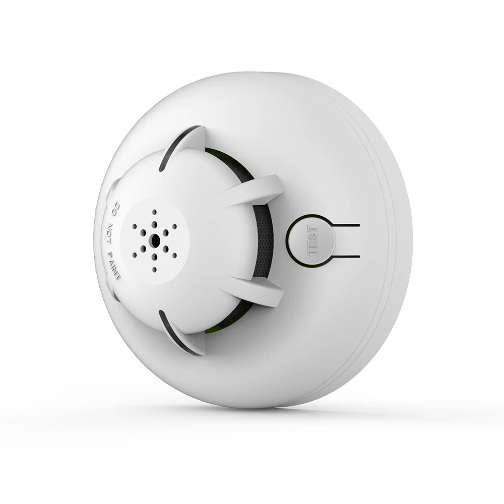 New Fire Alarm Addressable Wireless Smoke Sensor Detector For GSM Fire Alarm Systems CE Approval