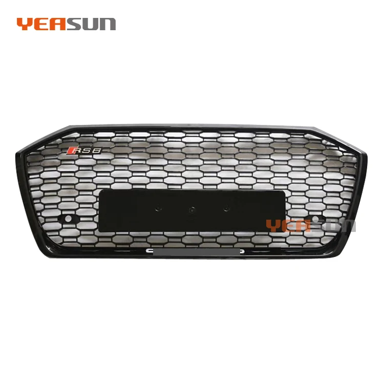 RS6 новый стиль решетки сетки бампер решетка C8 RS6 для Audi A6 S6 2019 2020