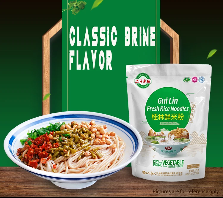 2021 hot selling products Classic marinade rice noodles vegan vermicelli