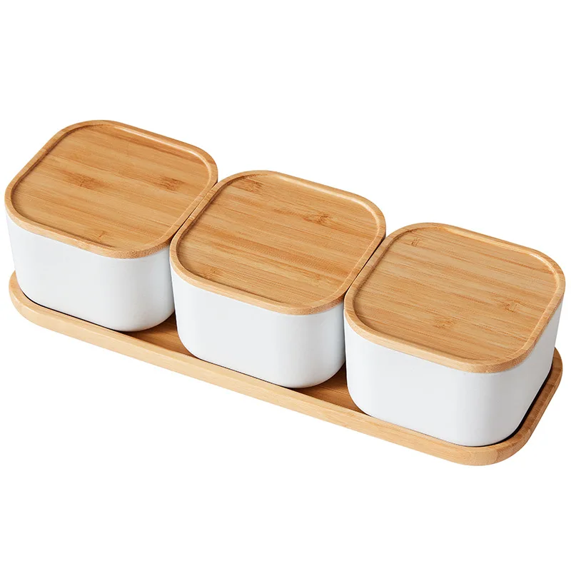 Superior Quality Natural Style Japanese Food Bamboo Plate Divided Snack Plate Pickle Dish Biscuit Dish Melon Seed Dish