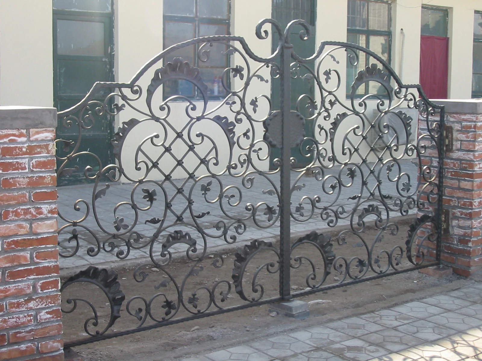 wrought iron gate