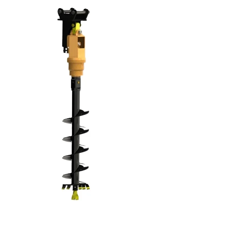 Durable ground hole drilling post hole digger excavator earth auger