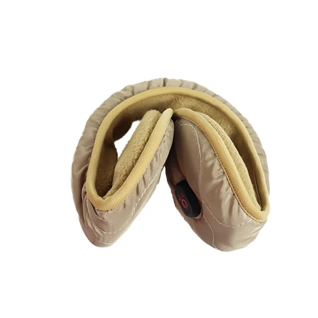 Electric storage heating quilting foldable ears muffs Cold winter warmly ear warmer earmuff temperature 55 degrees