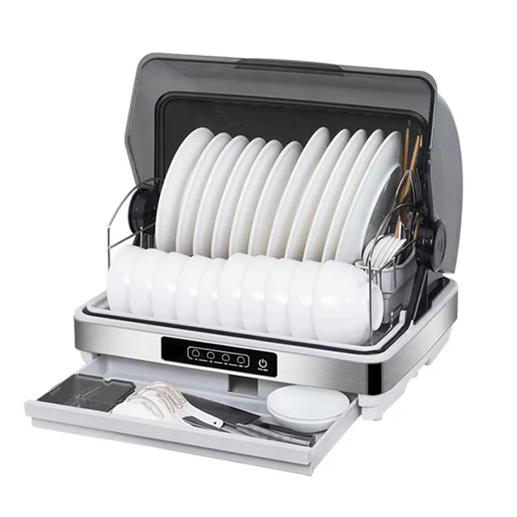 Two tier drying kitchen dish dryer rack hot air dish dryer